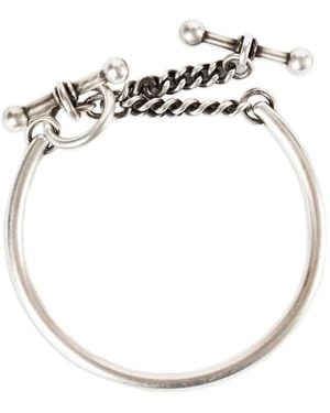 Ann Demeulemeester Doa Chain Bracelet - White