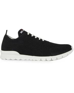 Kiton Knitted Running Sneakers - Black