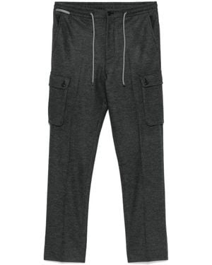 Corneliani ドローストリング カーゴパンツ - グレー