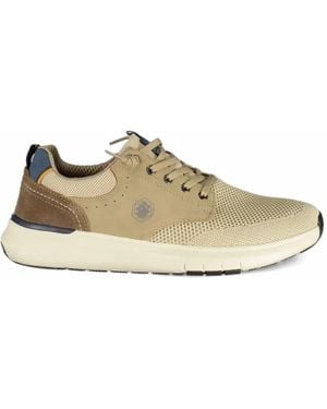 Lumberjack Neil Mesh-Panelled Trainers - White