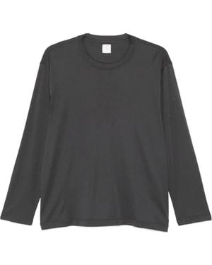 Eleventy Long-Sleeve Crew-Neck T-Shirt - Grey