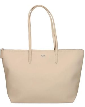 Lacoste Large L.12.12 Concept ハンドバッグ - ナチュラル