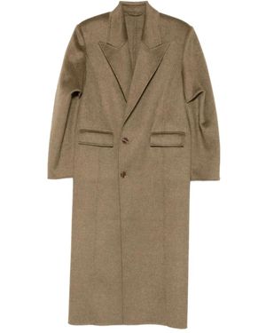 Séfr Colette Single-Breasted Coat - Natural