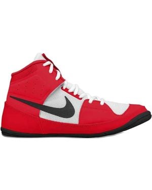 Nike Fury Hi-Tops Trainers - Red