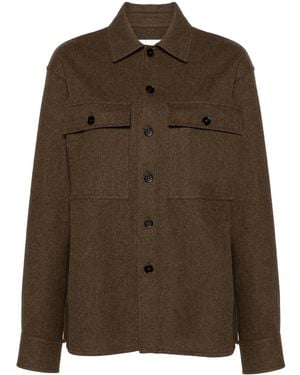 Jil Sander Giacca-Camicia - Marrone