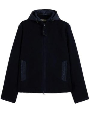 Aspesi Hooded Wool Jacket - Black
