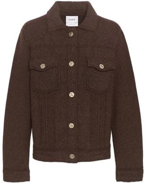 Barrie Knitted Jacket - Brown