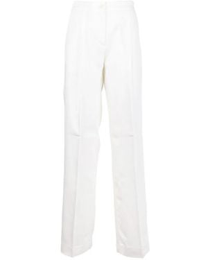 Cruna Pantalon À Design Plissé - White