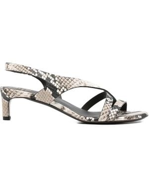 Officine Creative Angie Heeled Sandals - White
