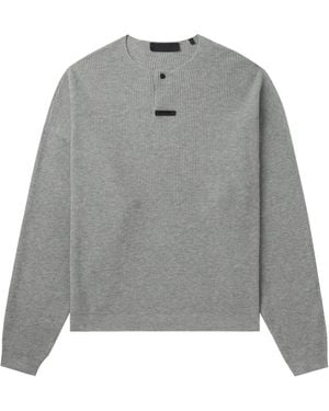 Fear Of God Trui Met Logopatch - Grijs