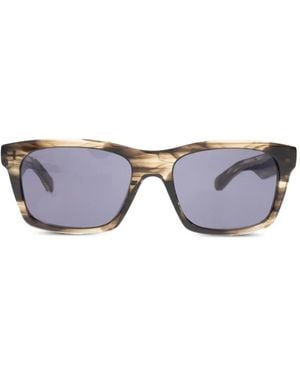 Balenciaga Rectangle-Framed Sunglasses - Grey