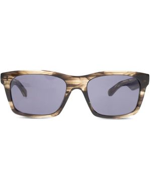 Balenciaga Rectangle-Framed Sunglasses - Grey