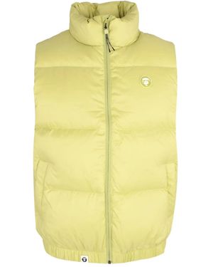 Aape By A Bathing Ape Aape Aapenow Moonface Padded Gilet - Yellow
