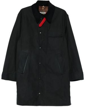 Barbour X Paul Smith Corduroy-collar Coat - Black