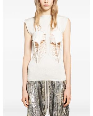 Rick Owens Tanja Cutout Top - White