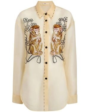 KHAITE Goya Top - Wit