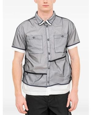 ANDERSSON BELL Sheer Layered Shirt - Grey