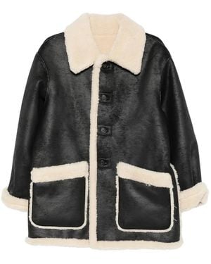 DUNST Faux-Leather Jacket - Black