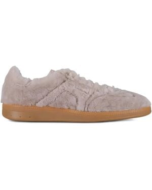 Santoni Olympic Lace-Up Trainers - Brown
