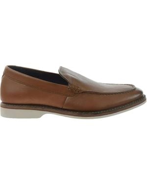 Clarks Atticus Edge Leather Lace-Up Shoes - Brown