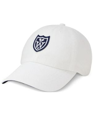 Polo Ralph Lauren X Wimbledon 2026 Shield Patch Embroidered Twill Cap - White