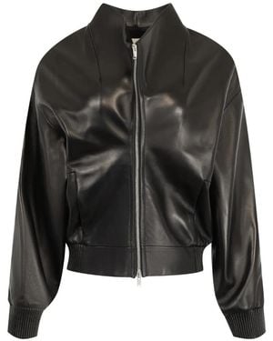 KHAITE Ixin Leather Jacket - Black