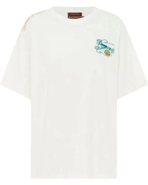 ALÉMAIS Tide Tシャツ - ホワイト