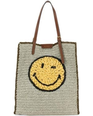 Anya Hindmarch スマイリーハンドバッグ - メタリック