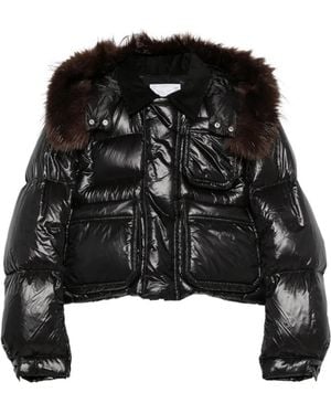 Sacai Double-Breasted Jacket - Black