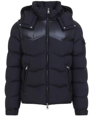 Moncler Ravelis Hooded Down Jacket - Blue
