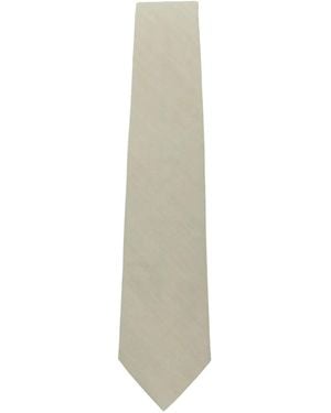 Paul Smith Cotton Tie - White