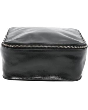 Rick Owens Portefeuille En Cuir À Fermeture Zippée - Gris