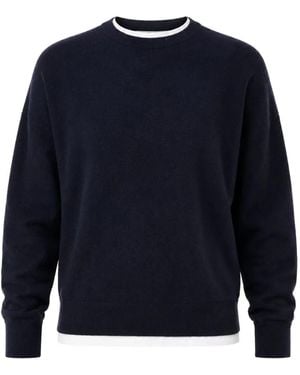 Officine Generale Misa Crew-Neck Jumper - Blue