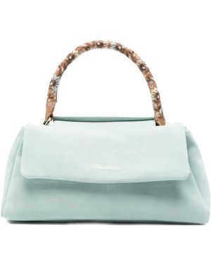 Orciani Sveva Suede Tote Bag - Blue