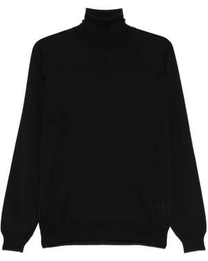 Lardini Pullover Mit Rollkragen - Schwarz