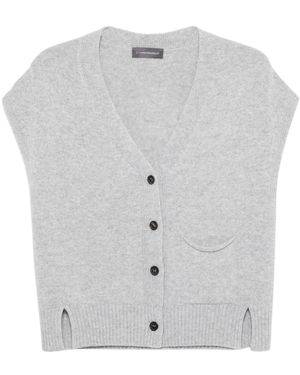 Lorena Antoniazzi Cashmere Vest - Grey