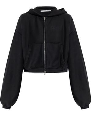 Alexander Wang Zip-Up Hoodie - Black