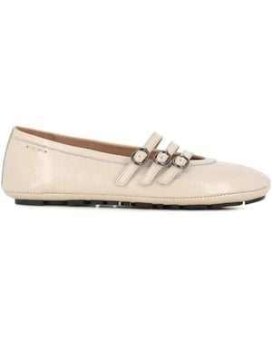 Alexander Hotto Ballerine Con Fibbia - Neutro