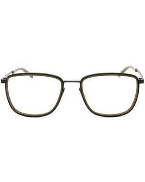 Porsche Design Lunettes De Vue À Monture Rectangulaire - Black