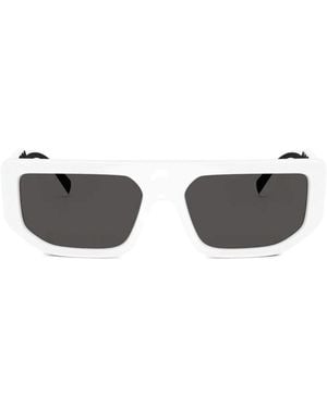 Dolce & Gabbana Logo-Detail Sunglasses - White