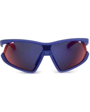 adidas Geometric-Frame Sunglasses - Purple