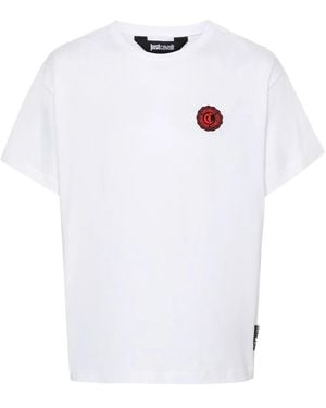 Just Cavalli T-shirts And Polos - White