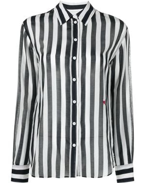 Moschino Striped Shirt - Black
