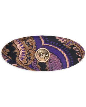 Etro Paisley Logo Hair Accessory - Purple