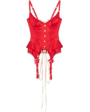 Maria Lucia Hohan Corsetto Wildcat - Rosso