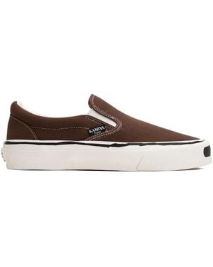 KAMIYA Cornell Slip-On Trainers - Brown