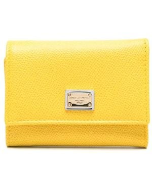Dolce & Gabbana Wallets & Cardholders - Yellow