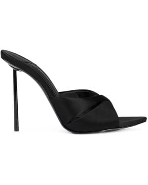 Le Silla Shirley Twist-Detail Sandals - Black