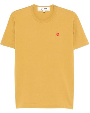 COMME DES GARÇONS PLAY T-Shirt Mini Heart - Jaune
