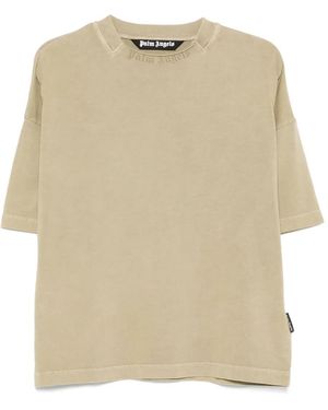 Palm Angels Klassisches T-Shirt - Natur